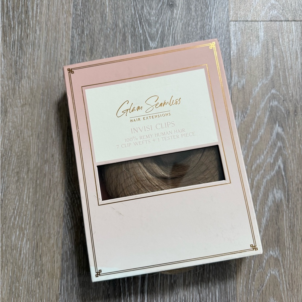 Glam Seamless Invisi Clips Hair Extensions - #12